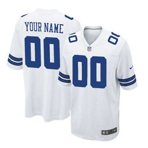Youth Nike Dallas Cowboys Customized White Team Color Stitched NFL Game Jersey,We sell and wholesale Youth Nike Dallas Cowboys Customized White Team Color Stitched NFL Game Jersey on line form chian!